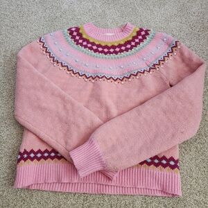 LoveShackFancy Crawley Fair Isle Swewter